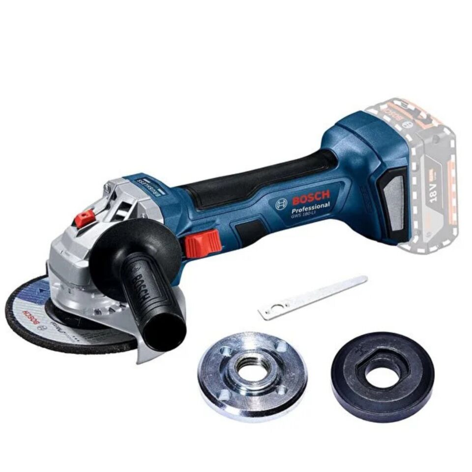 Bosch GWS 180-LI (Solo) 125 mm Akülü Taşlama Makinesi