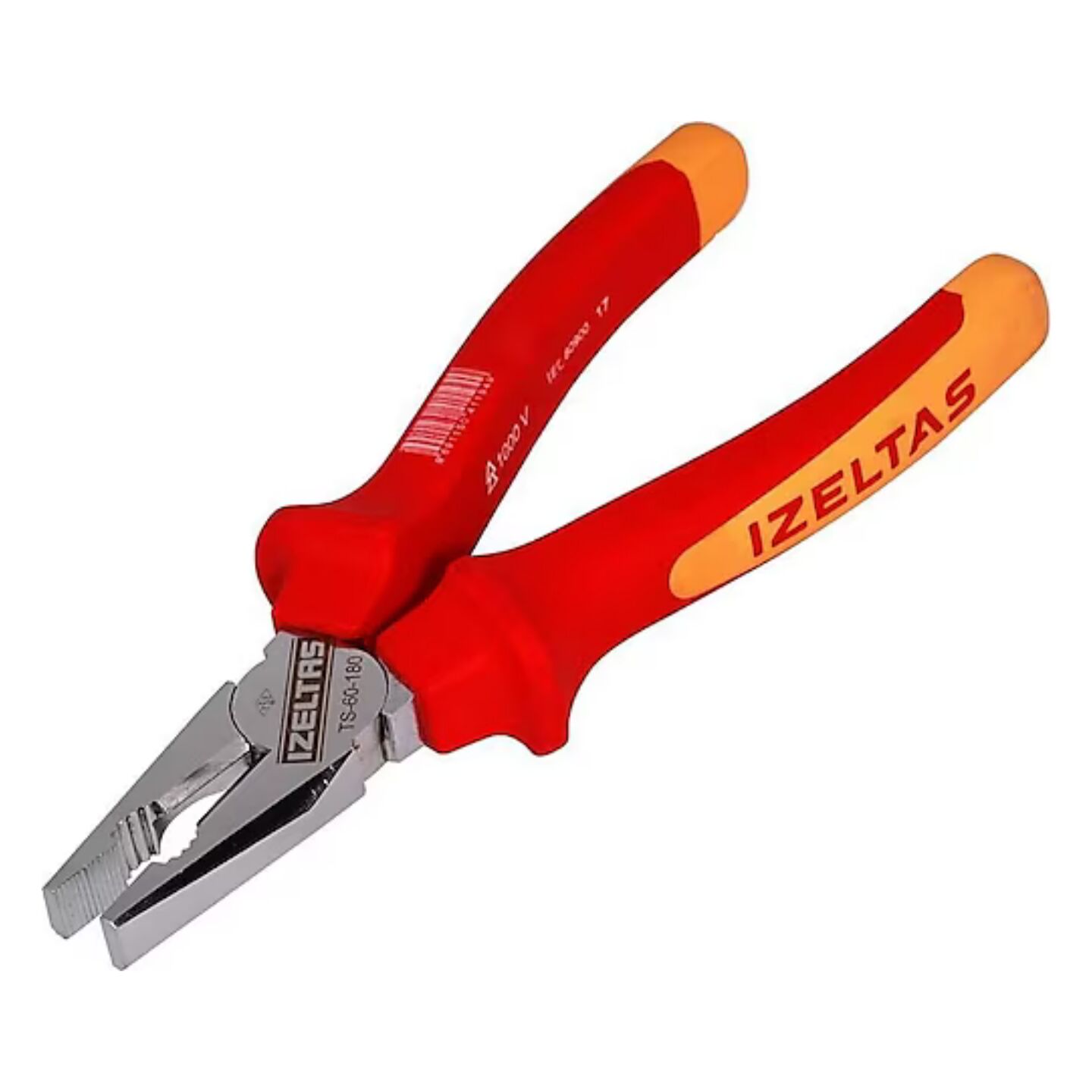 İzeltaş 3020126180 1000 V İzoleli Elektrikçi 180 mm Pense