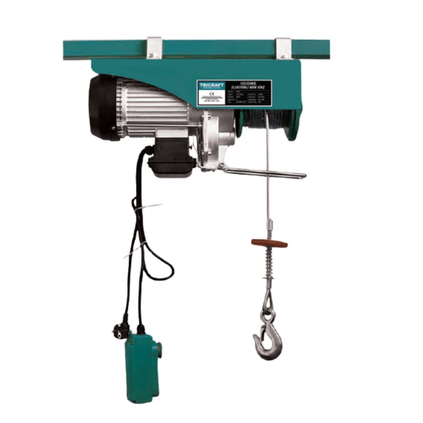 Tricraft 938 250/500 kg Elektrikli Mini Vinç 1020 W