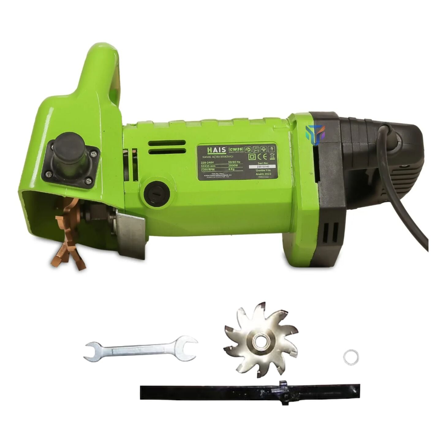 Hais CV35 2000 W Kanal Açma Makinesi